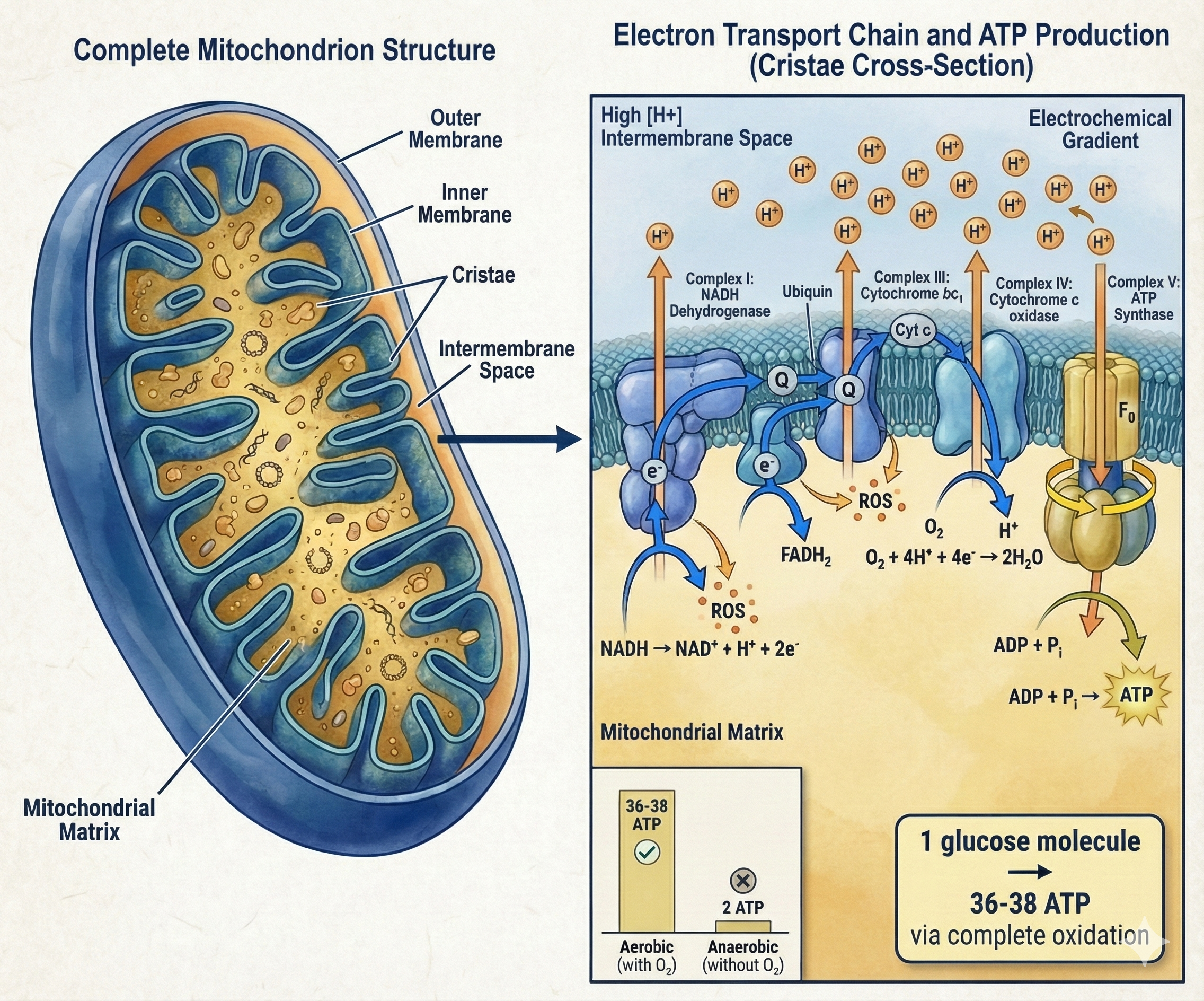 Mitochondrial Structure Diagram