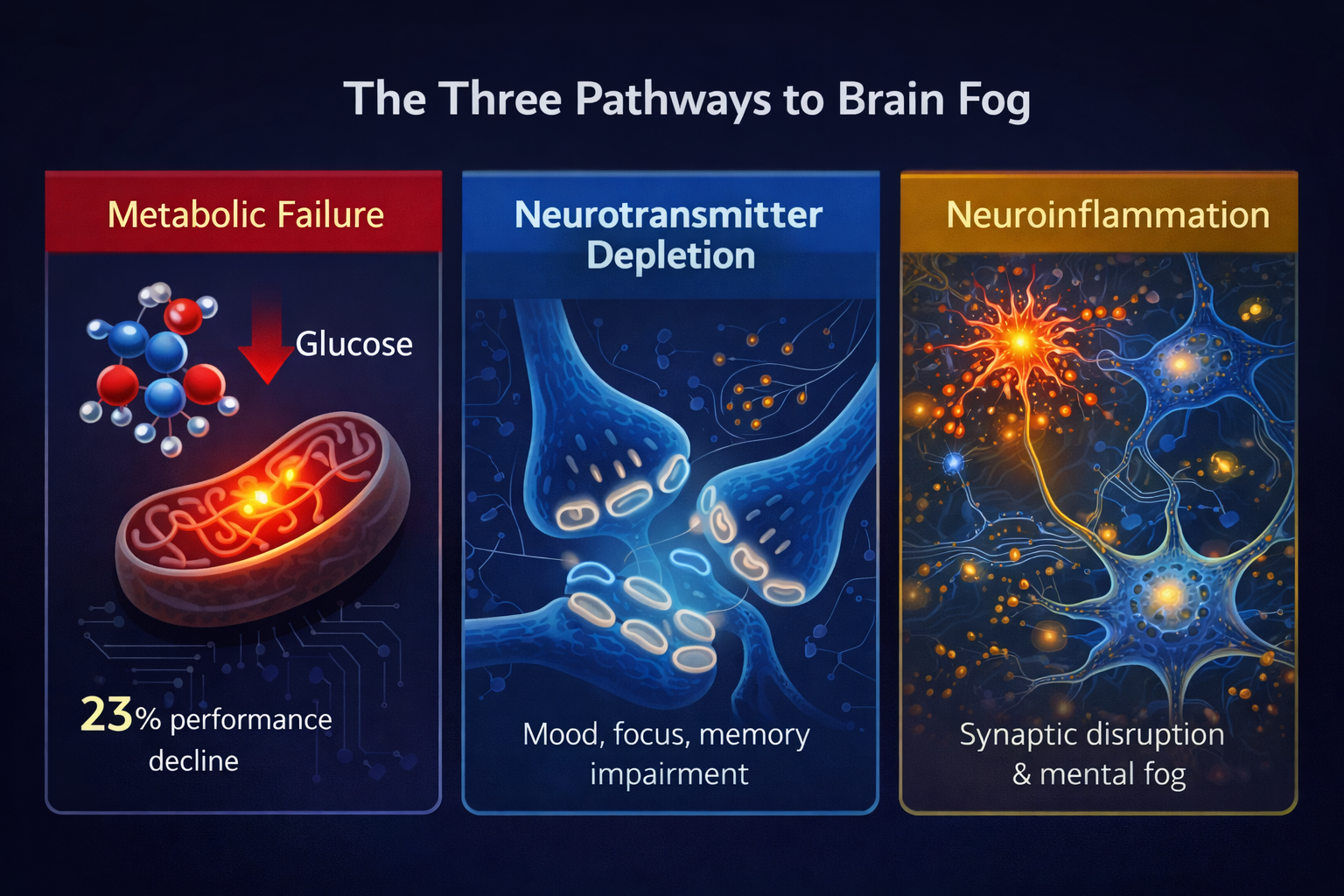 The Three Pathways to Brain Fog