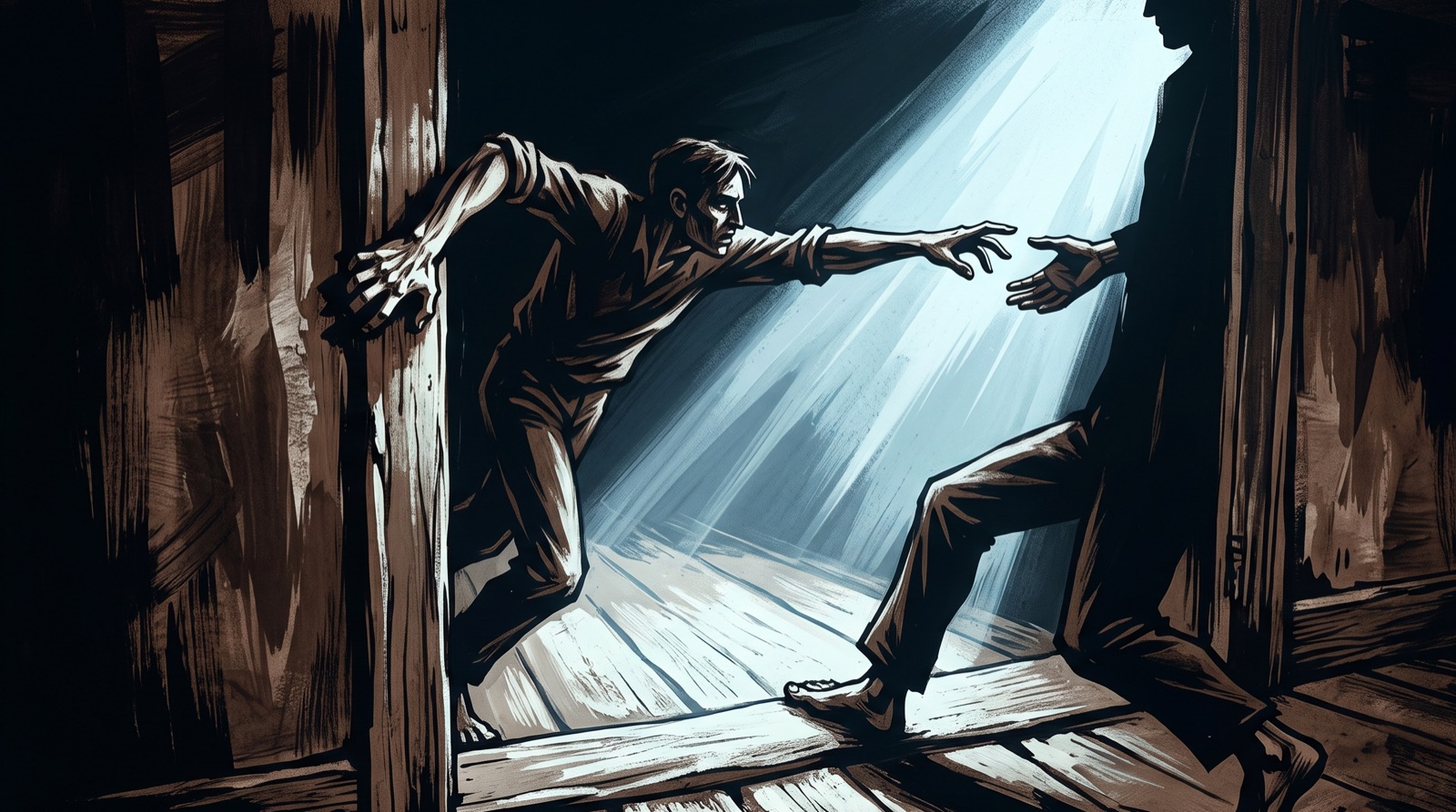 Stylised hero illustration for the glossary entry on Disorganised Attachment