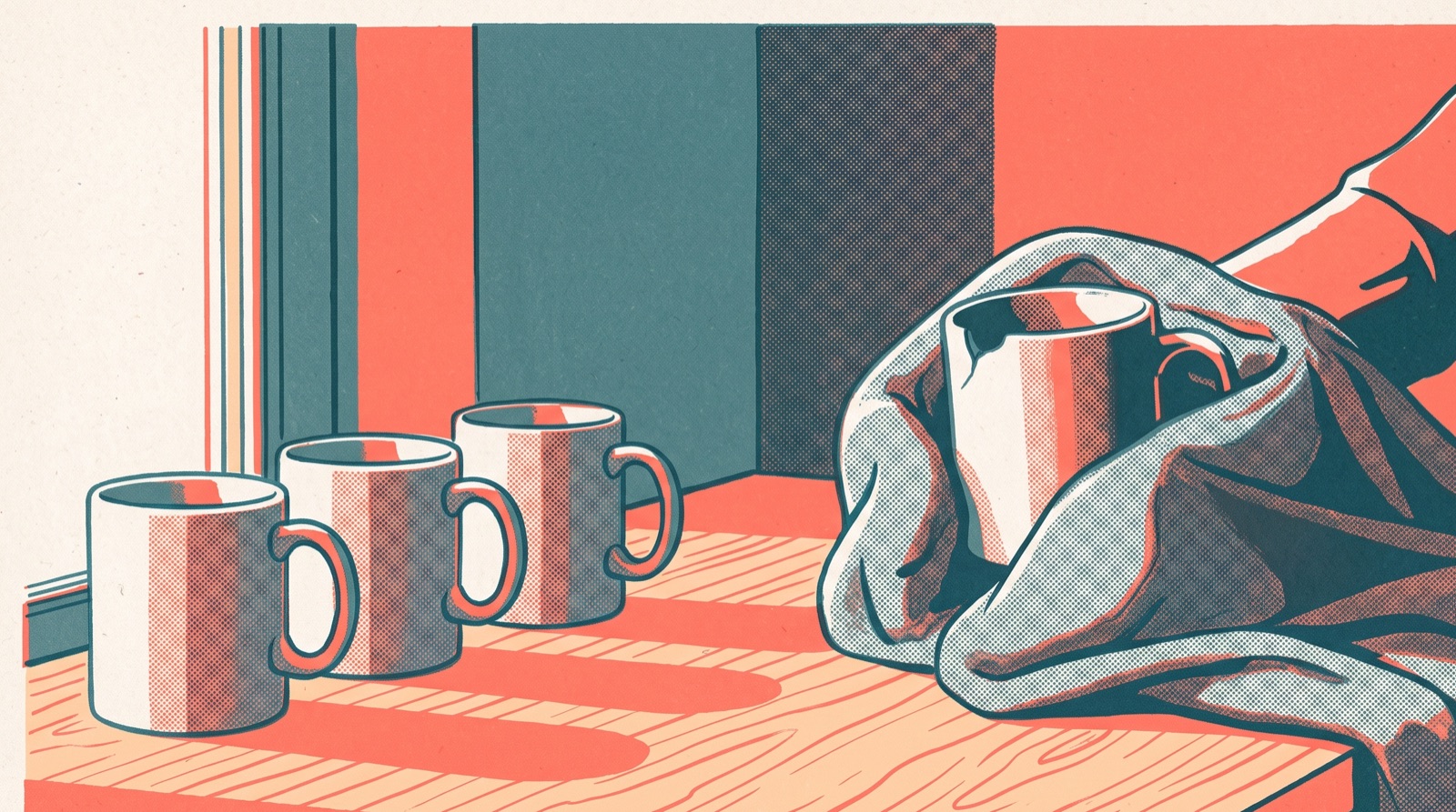 Stylised hero illustration for the glossary entry on Endowment Effect