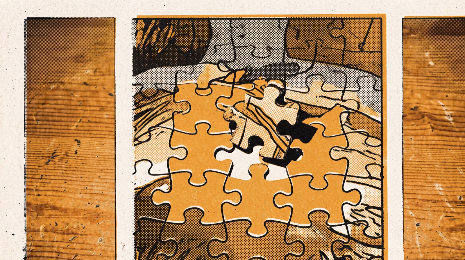 Stylised hero illustration for the glossary entry on Hindsight Bias