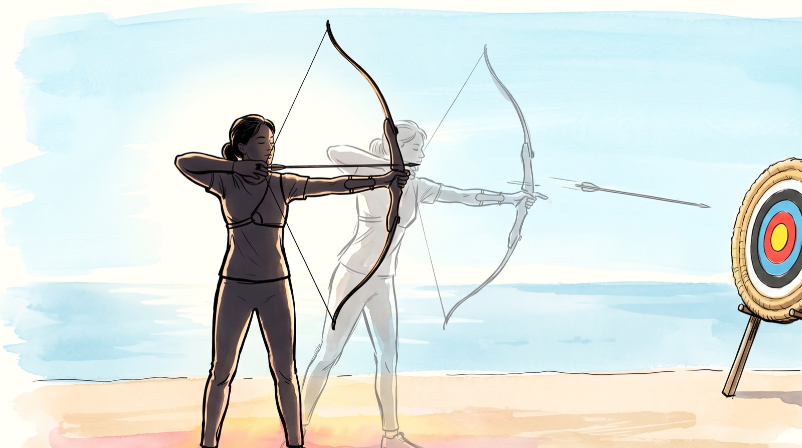 Stylised hero illustration for the glossary entry on Mental Imagery