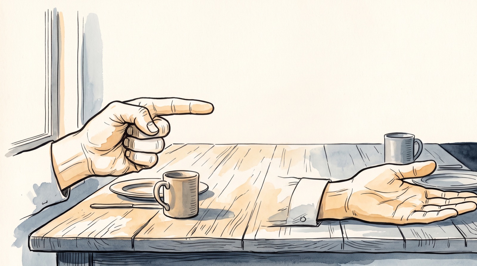 Stylised hero illustration for the glossary entry on Nonviolent Communication