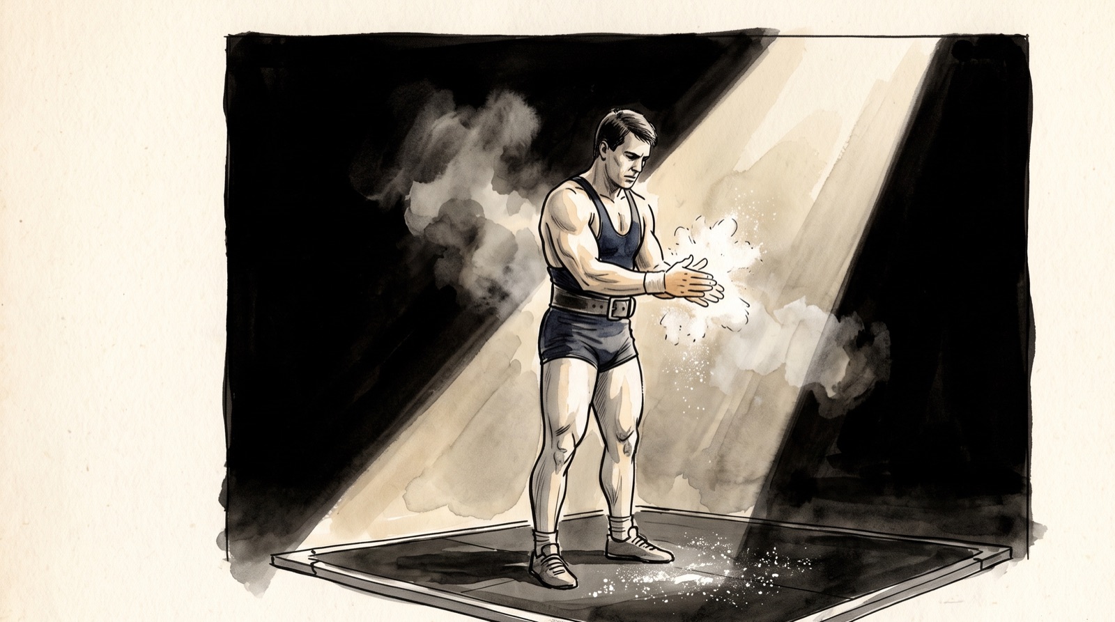 Stylised hero illustration for the glossary entry on Pre-Performance Routine