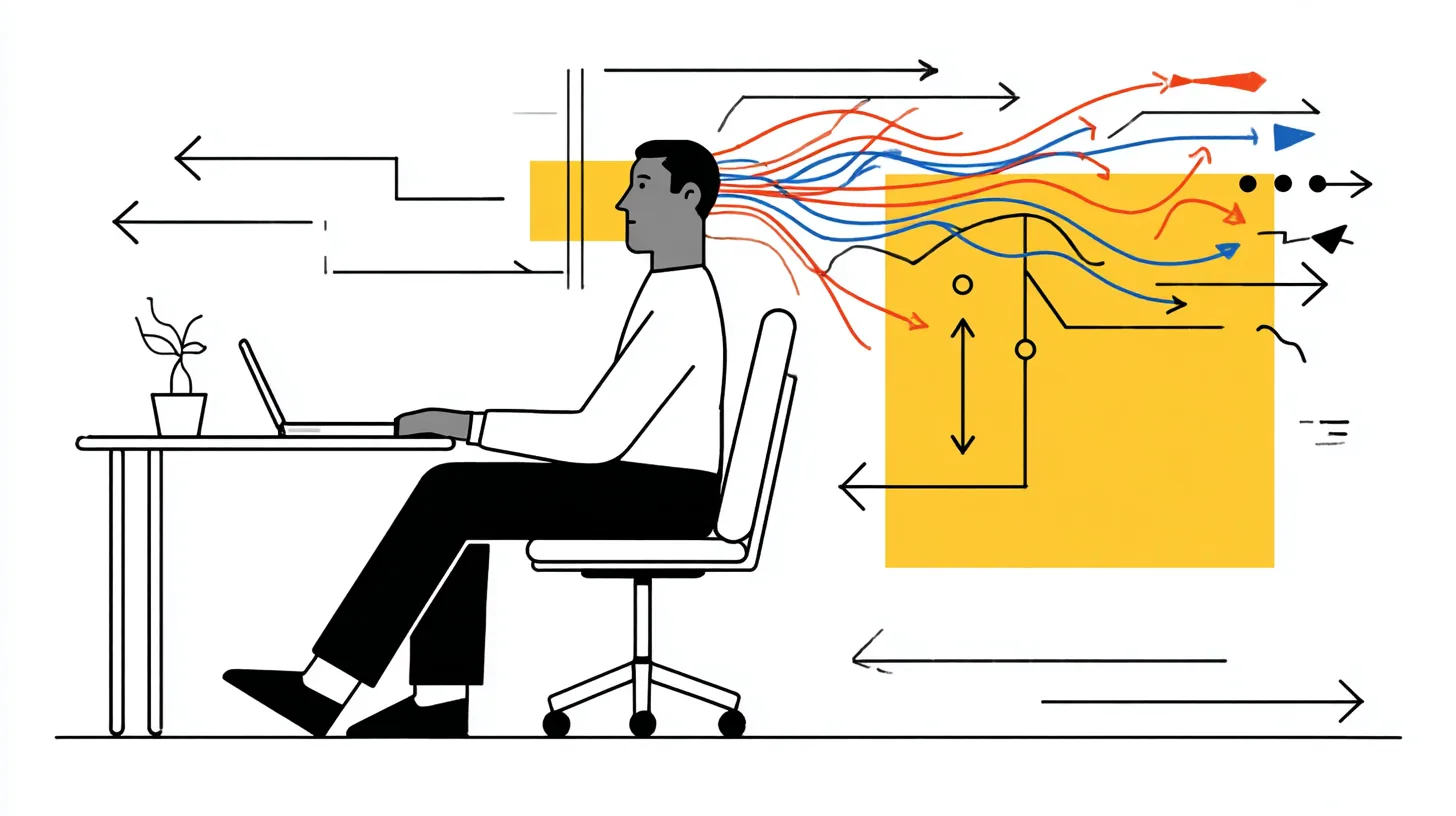 Hero illustration for “The Science of Focus: Attention Networks & the Neurology of Concentration”