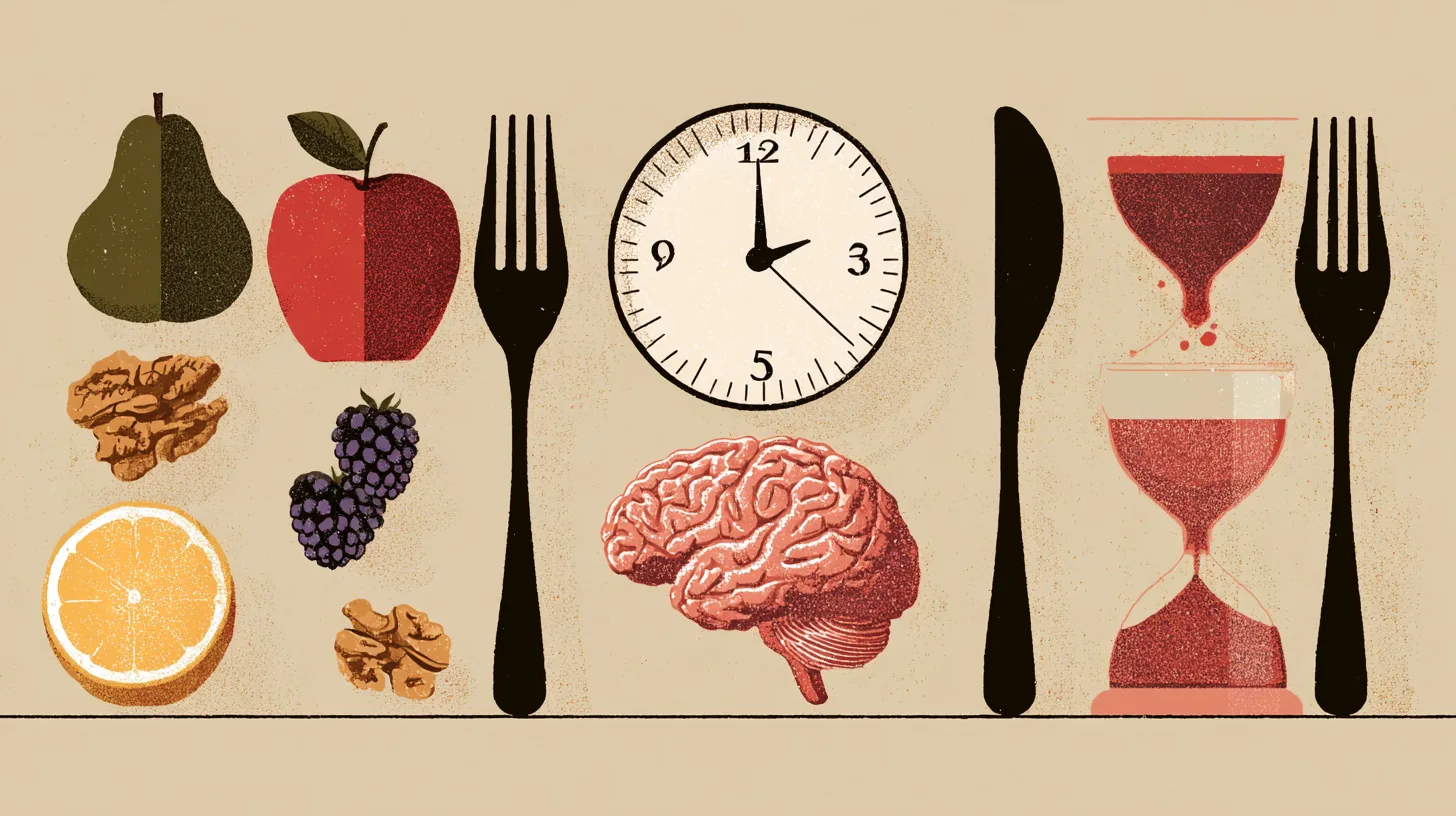 Hero illustration for “Intermittent Fasting and the Brain: Ketones BDNF and Cognitive Enhancement”